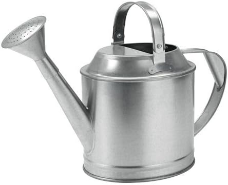 IKEA SOCKER Galvanized steel Watering Can, 5L for Plants, Outdoor/Indoor on a white background- 80511441