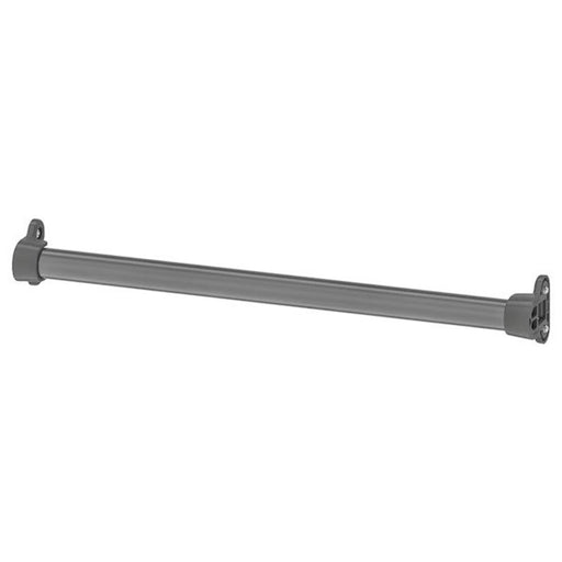 Stylish clothes rail in dark grey, 50 cm length-20256943