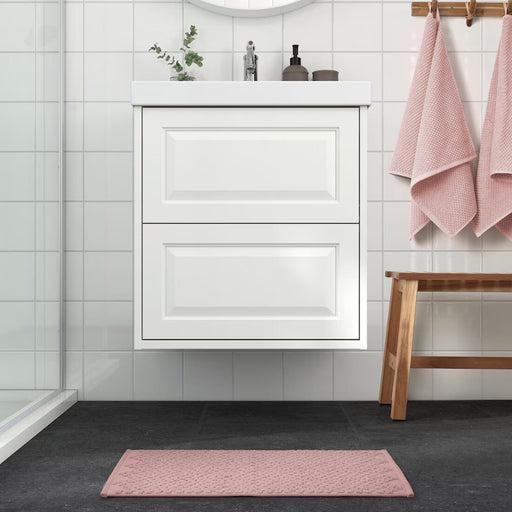 Modern design of IKEA FJÄLLKATTFOT Bath Mat in a bathroom-80580019