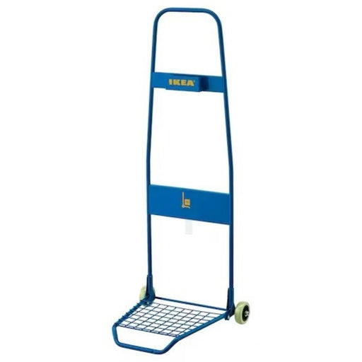 "IKEA FRAKTA wheeled hand truck with ergonomic handle and smooth wheels"