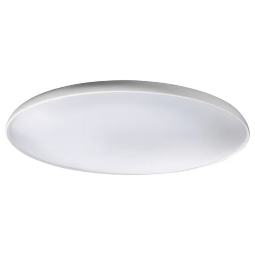 IKEA NYMÅNE white LED ceiling lamp in a minimalist design-90336277