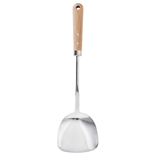 IKEA VARDAGEN wok spatula with stainless steel blade and beech wood handle, 36 cm (14 inches)