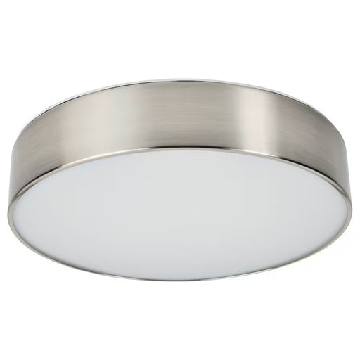 IKEA VIRRMO LED ceiling lamp, sleek nickel-plated look, 800 lm, 36 cm diameter-90455661