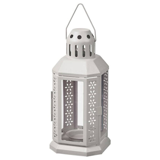 Digital Shoppy IKEA Lantern for tealight, in/Outdoor, Grey, 22 cm (8 ¾"),Lantern, decorative lantern, paper lantern, hanging lantern, Sky lantern,00496581