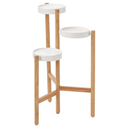 Digital Shoppy IKEA Plant Stand, bamboo/white78 cm (30 ¾")