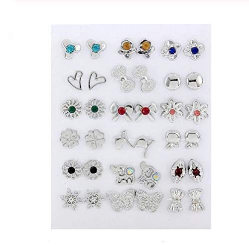 Digital Shoppy Gold Plated & Silver Plated Zinc Alloy Rhinestone & Crystal Earrings For Women & Girls - digitalshoppy.in