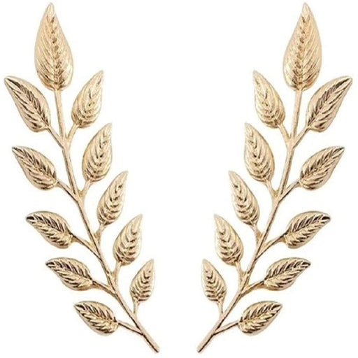 Digital Shoppy Tree Leaf Silver Gold Brooches Shirts Suits Lapel Pins for Men and Women