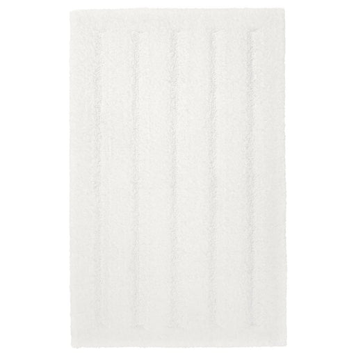 White bath mat from IKEA with plush texture and anti-slip backing for added safety and comfort 70482967