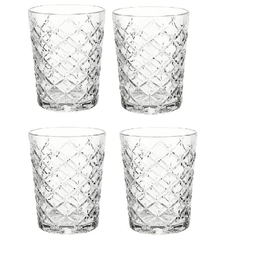 Digital Shoppy IKEA Glass, Clear Glass/Patterned, 42 cl (14 oz) (4)