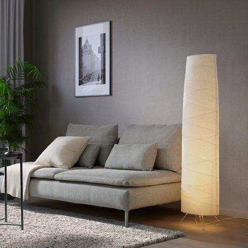  Digital Shoppy IKEA Floor lamp, Beige/Handmade 136 cm (54 ") with LED Light Bulb GU10