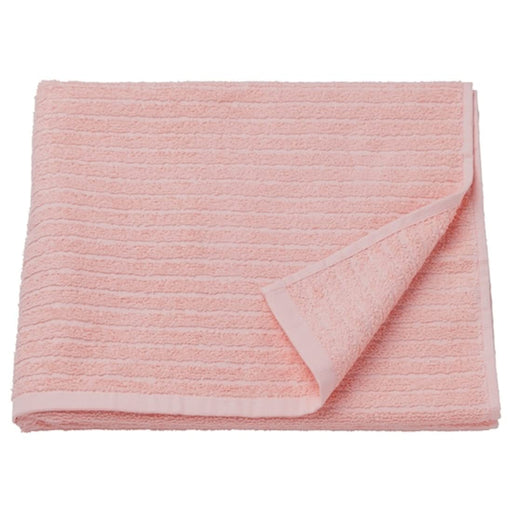 Four pink washcloths from the Ikea 6 Piece Combo Set, stacked on top of each other.