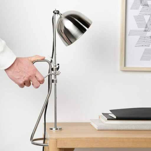 Digital Shoppy IKEA Clamp Table Lamp, Stainless Steel with LED Light Bulb GU10(400 Lumen) ikea-clamp-table-lamp-stainless-steel-with-led-light-bulb-gu10400-lumen-online-price-digital-shoppy-20454542