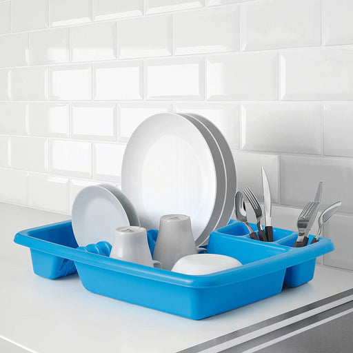 Digital Shoppy IKEA Dish Rack/Drainer,  46 x 36 cm (Blue). organize high quality home durable lightweight kitchen 20485869