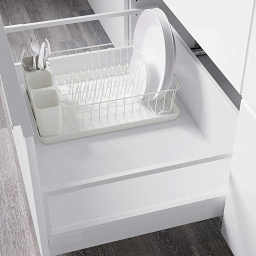 Digital Shoppy IKEA Dish drainer, white, 42x30 cm (16 9/16x11 13/16 " dish water collect soft online low price 00295813 digital shoppy