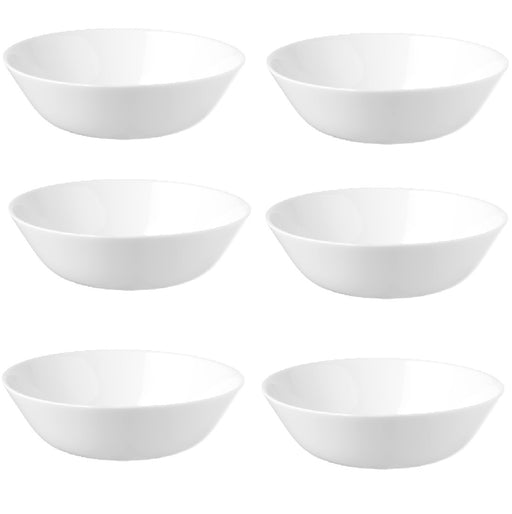 Digital Shoppy IKEA 6-Piece Bowls, White (Bowl, white15 cm) ceramic-bowls-stoneware-bowl-rounded-sides-with-lids--digital-shoppy-60258916