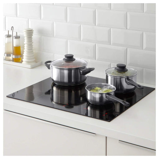 Digital Shoppy IKEA Cookware Set 5 Piece (Glass, Stainless Steel) - digitalshoppy.in