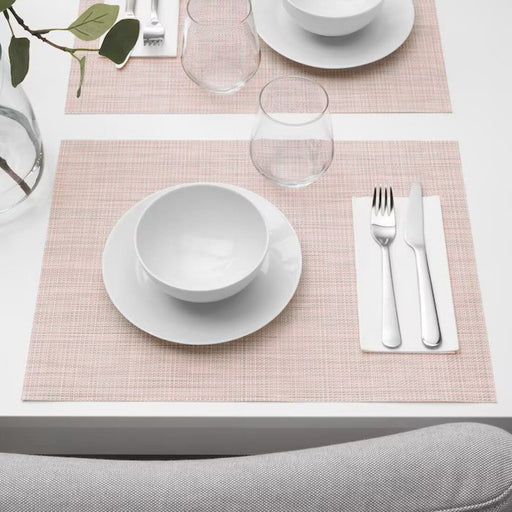 Digital Shoppy IKEA Place mat, light pink, 45x33 cm (17 ¾x13 ")-palcemat for dining, designer, online,india , round table.-50398205