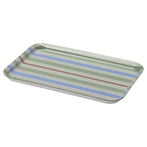 Digital Shoppy IKEA Tray, striped/multicolour, 20x28 cm (8x11 ")tray-set-traykitchen-serving-tray-online-trat-10527940