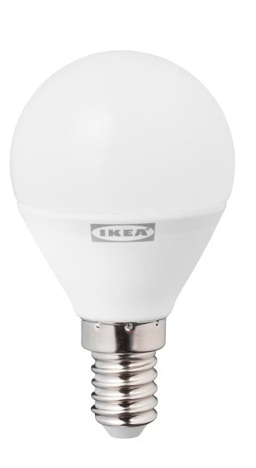 An affordable LED bulb with a small E14 fitting from IKEA 00448019 