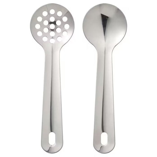 Digital Shoppy IKEA Serving Set, 2 Pieces, Stainless Steel, 23 cmcake-dinner-cavier-buffet-online-price-90538100