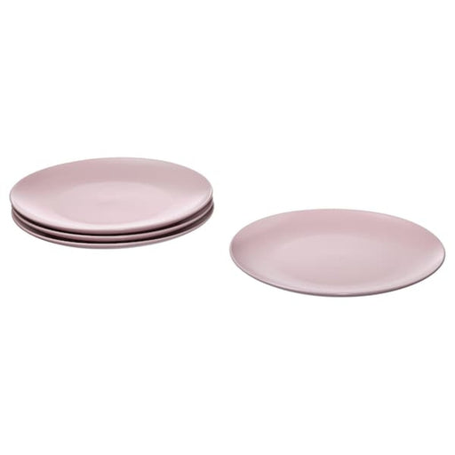  Digital Shoppy IKEA Plate, matt light pink, 26 cm (10 ") PACK OF 4 