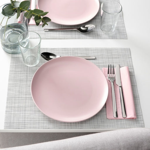  Digital Shoppy IKEA Plate, matt light pink, 26 cm (10 ") PACK OF 4