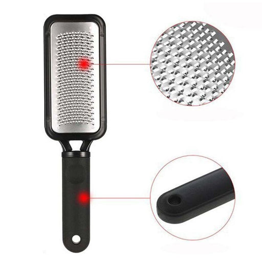 Digital Shoppy Stainless Steel Callus Remover Tool Foot Filer Heel Scrubber Foot Scrubber for Dead Skin -Black foot dead removal legs online low price