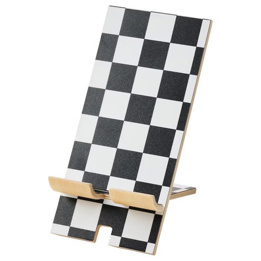 Digital Shoppy IKEA Holder for mobile phone, check pattern /black white, 8x10x15 cm ikea-holder-for-mobile-phone-check-pattern-black-white-8x10x15-cm-mobile holder-table-stand-bed-mobile holder online-phone holder for hand price-best phone holder for hand-Digital Shoppy-90518828.