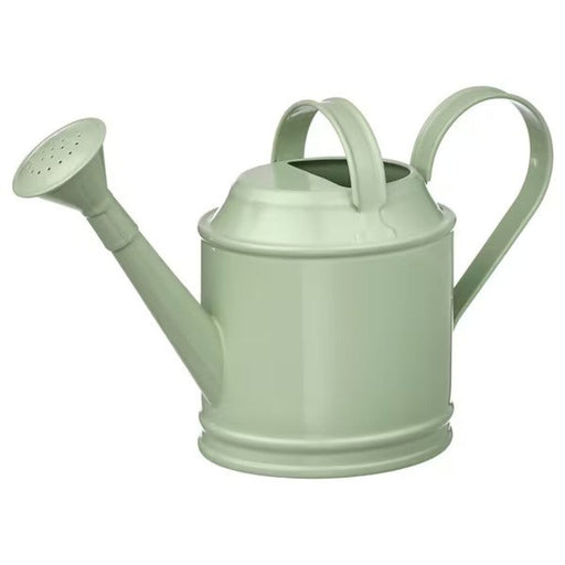 Comfortably hydrate your plants with the IKEA, A light green watering can with a 1L capacity from IKEA for indoor and outdoor plant care.  Watering Can