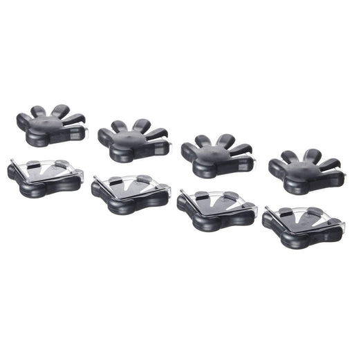 Digital Shoppy IKEA Corner Bumper - Pack of 8 (Black) - digitalshoppy.in