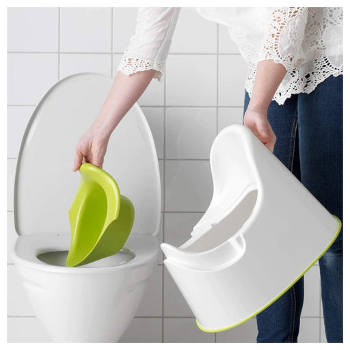 Digital Shoppy IKEA Children's Potty - White Green - digitalshoppy.in