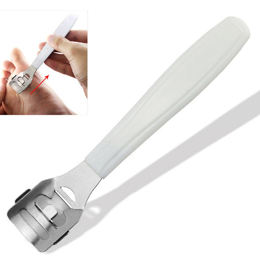 Digital Shoppy Plastic Handle Pedicure Knife Foot Skin Shaver Corn Cuticle Cutter Remover Foot Rasp File Callus +10 Blades Foot Care Tool